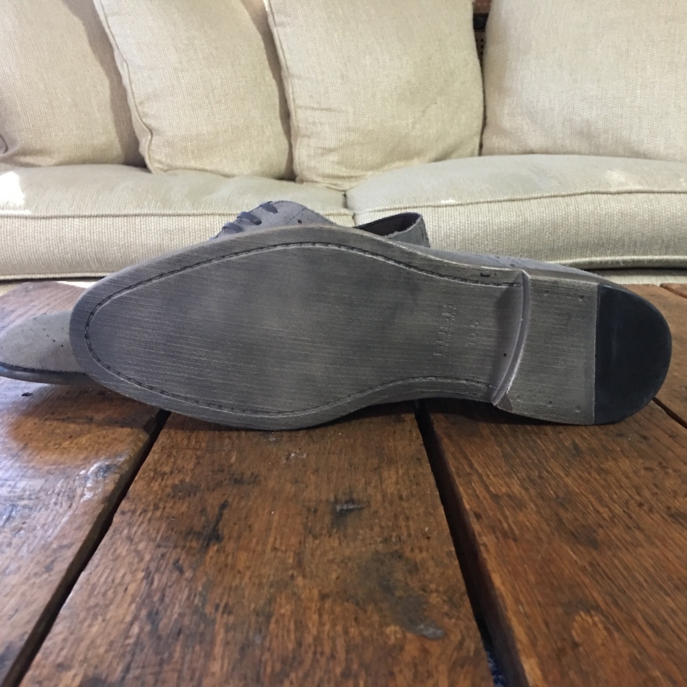 DONATED!  Gordon Rush Suede Oxfords 10.5! NEW! - Picture 7 of 8